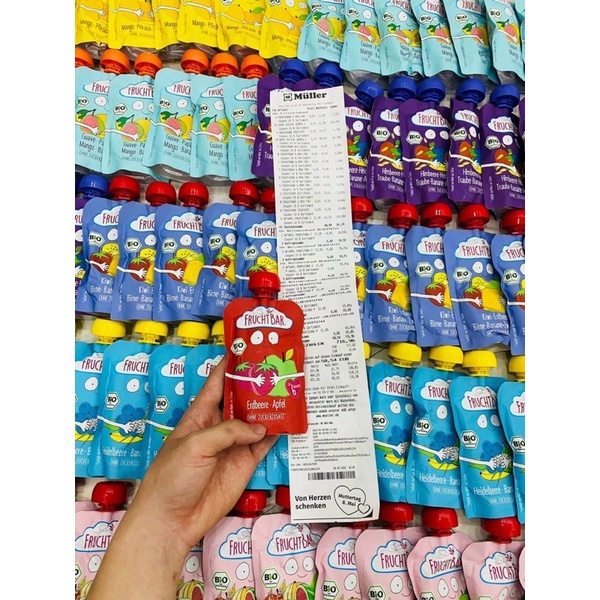 💦💦 HOA QUẢ NGHIỀN HỮU CƠ FRUCHTBAR ĐỨC ĐỦ VỊ CHO BÉ TỪ 6M💦💦