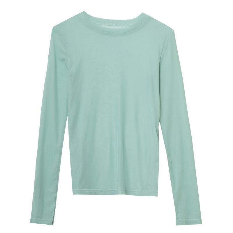 Áo lưới lụa lạnh mỏng tay dài chống nắng thời trang mùa hè hàng dành cho nữ