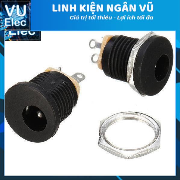 Jack Nguồn DC-022 5.5*2.1mm có ren ốc