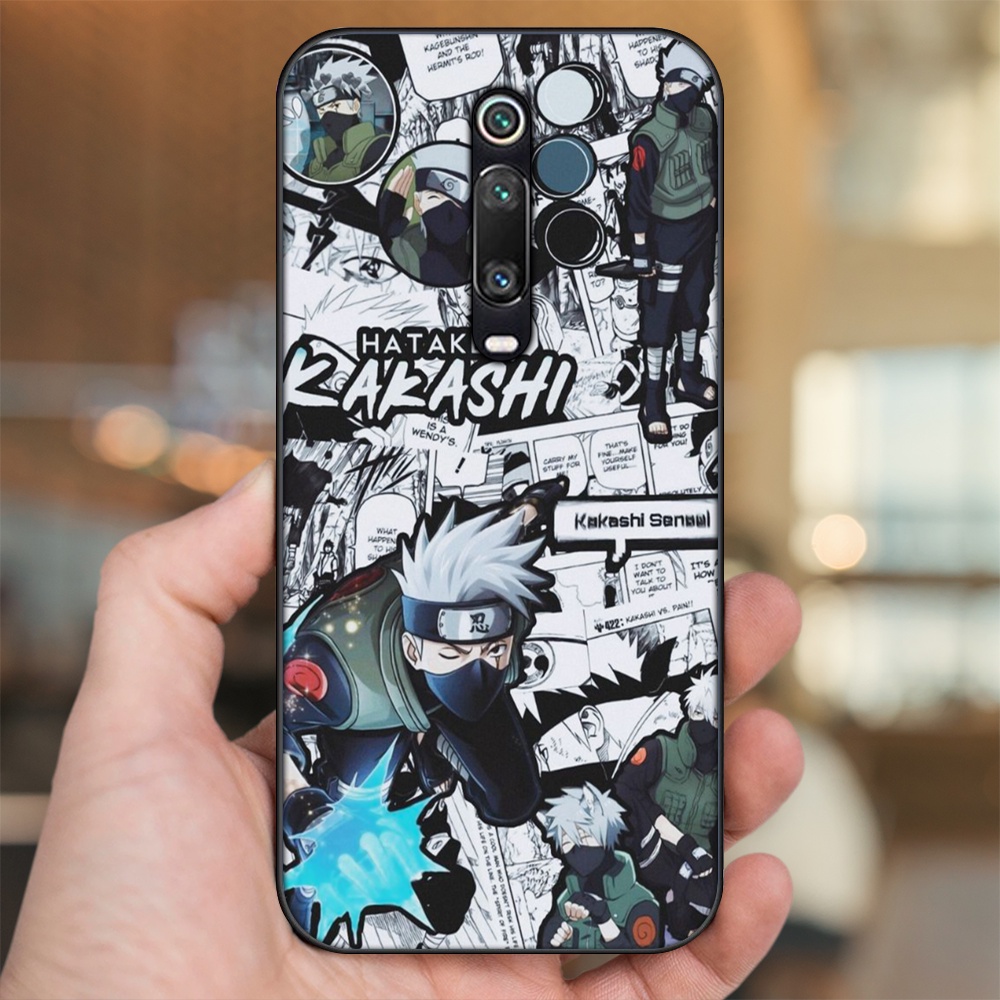 Ốp lưng Xiaomi K20, K20 Pro, Mi 9T viền đen in hình Hatake Kakashi Naruto