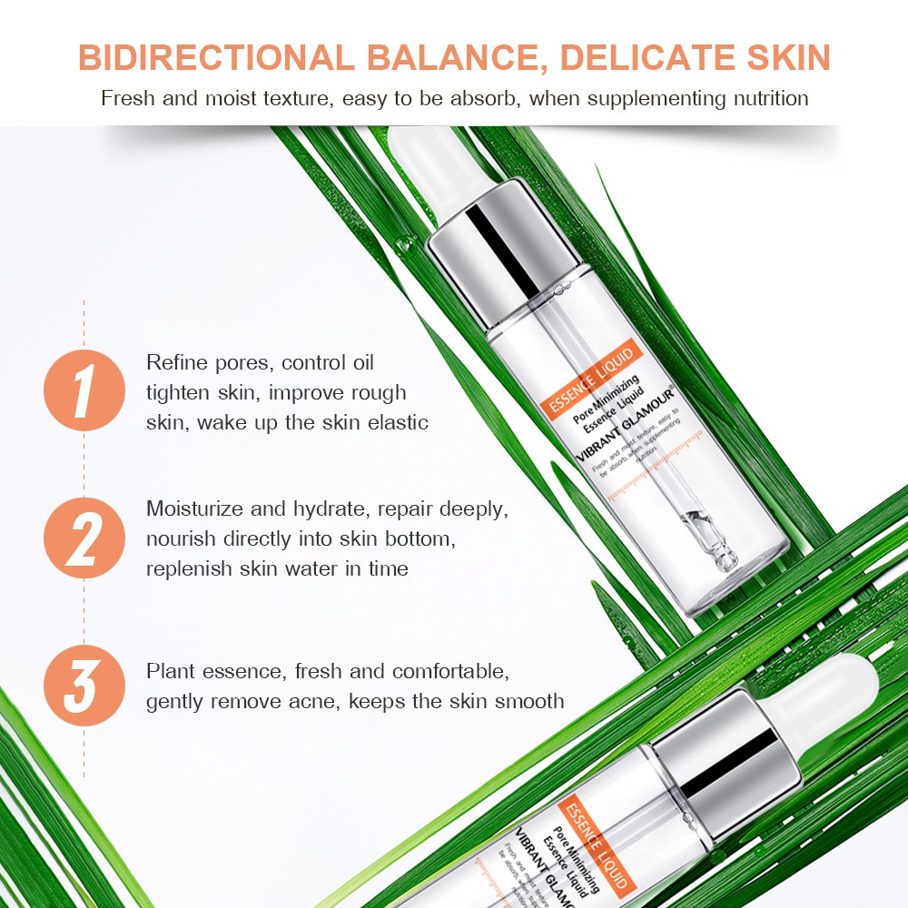 Serum dưỡng da Vibrant Glamour Hyaluronic Acid ẩm giảm mụn trứng cá thu nhỏ lỗ chân lông chống lão hóa 15ml | BigBuy360 - bigbuy360.vn