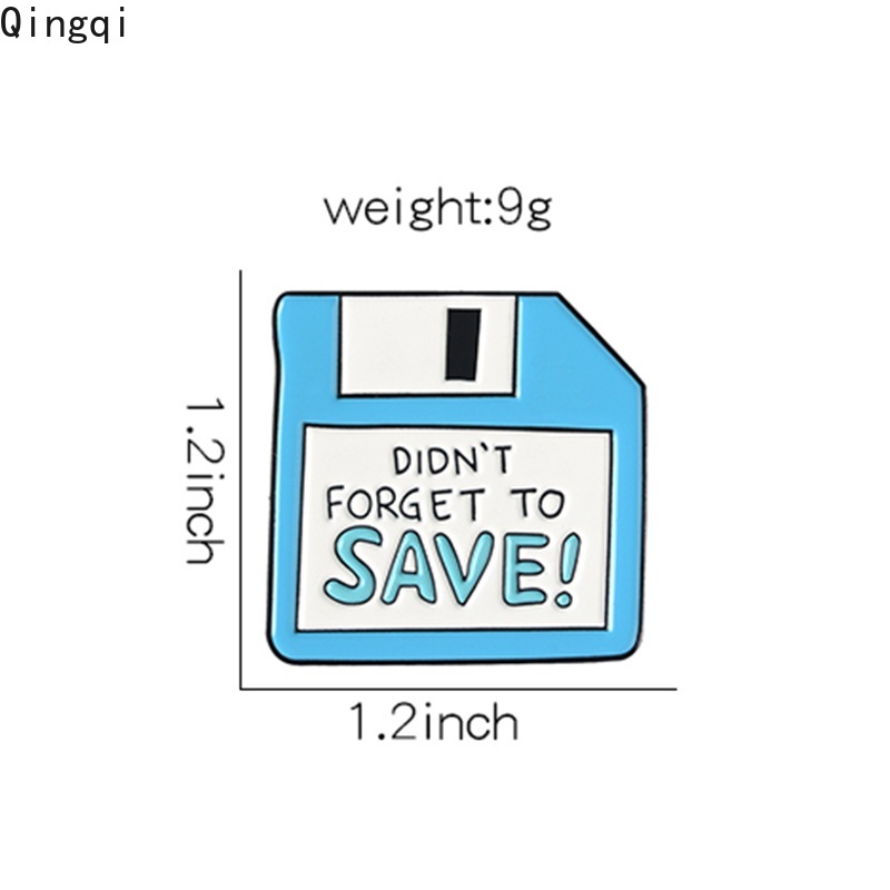 Ghim cài áo Miss Zoe cứng hình chữ Don 't Forget To Save Yourself