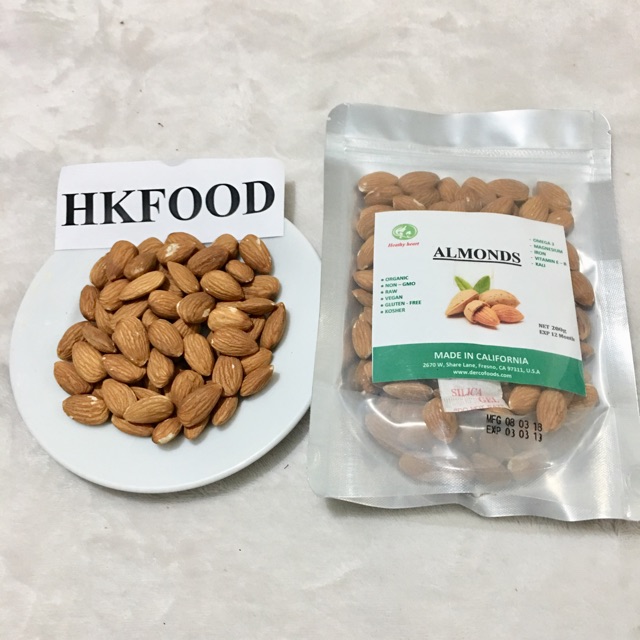 Nhân hạnh nhân sấy chín 200g