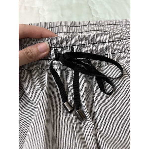 Quần baggy sọc thun Nhật -funkychichouse 🍑