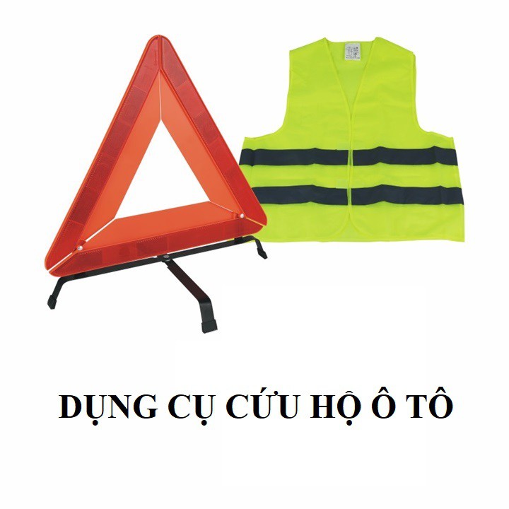 8 món dụng cụ cứu hộ ô tô 8 món, bình cứu hỏa, búa thoát hiểm ô tô, dây câu bình ắc quy