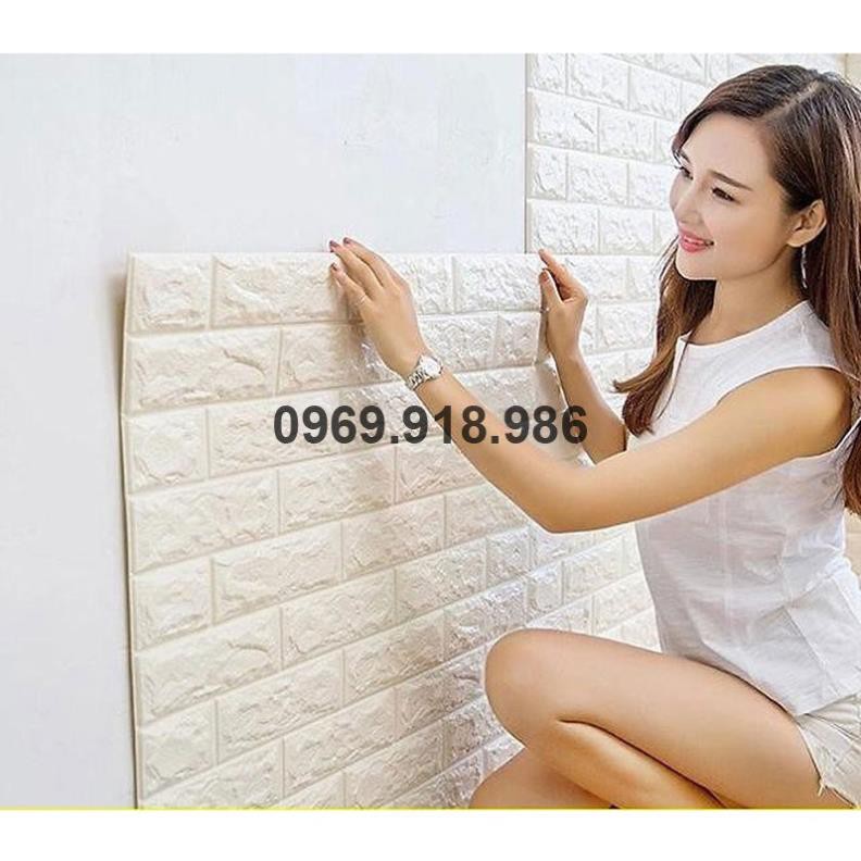 🌸 Tấm Miếng Xốp Dán Tường 3D 5mm Giả Gạch Cách Âm Cách Nhiệt Đẹp Cao Cấp Giá Gốc Sỉ Rẻ ⛄ Tổng Kho Gia Dụng Bình Phước ⛄