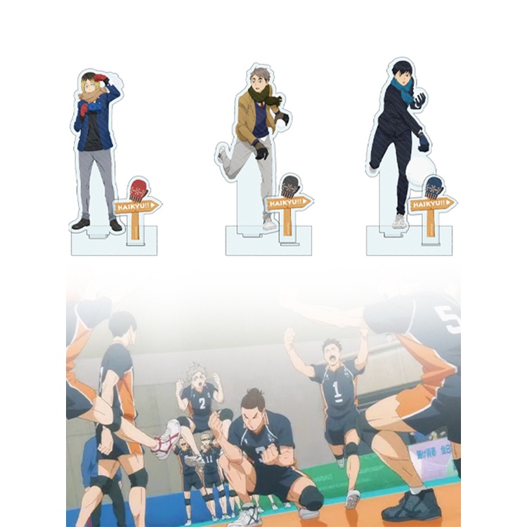 Mô Hình Nhân Vật Haikyuu Đứng Bằng Acrylic
