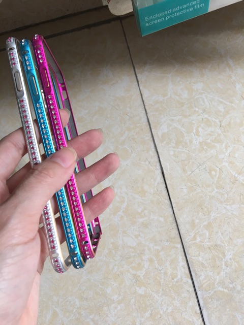 Ốp viền đính đá dành cho ip6/6s/6plus