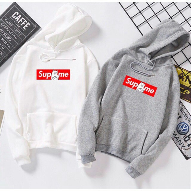 ÁO HOODIE NAM NỮ SUPREME SIÊU HOT  FREESHIP  ÁO KHOÁC NỈ NAM NỮ UNISEX