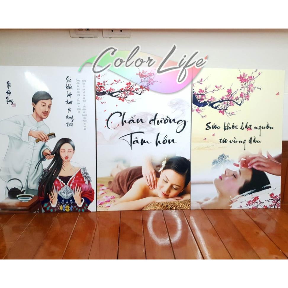 TRANH SPA DƯỠNG SINH TREO TƯỜNG SIÊU ĐẸP GIÁ XƯỞNG A35 COLORLIFE SIÊU BỀN BẢO HÀNH 2 NĂM