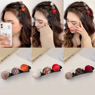Kẹp tóc bện phong cách retro hàn quốc cho nữ