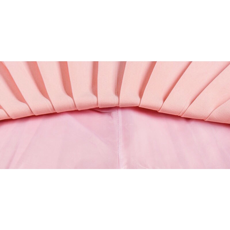 Chân váy xếp ly cạp viền nhỏ dễ thương