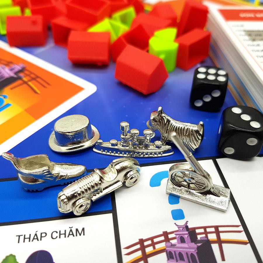 Cờ Tỷ Phú Việt Nam Chất Lượng Cao Hộp Cứng (Game Monopoly tiếng việt)