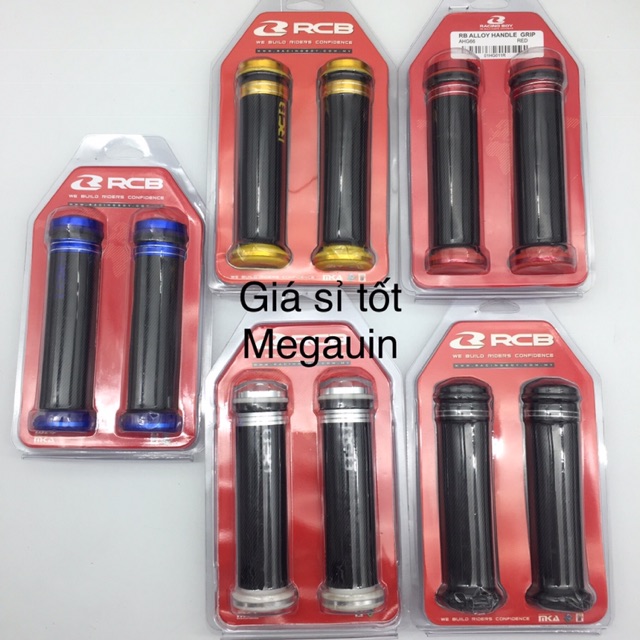 Bao tay nắm cao su Racing Boy gù nhôm CNC xe máy (giá 1 cặp)