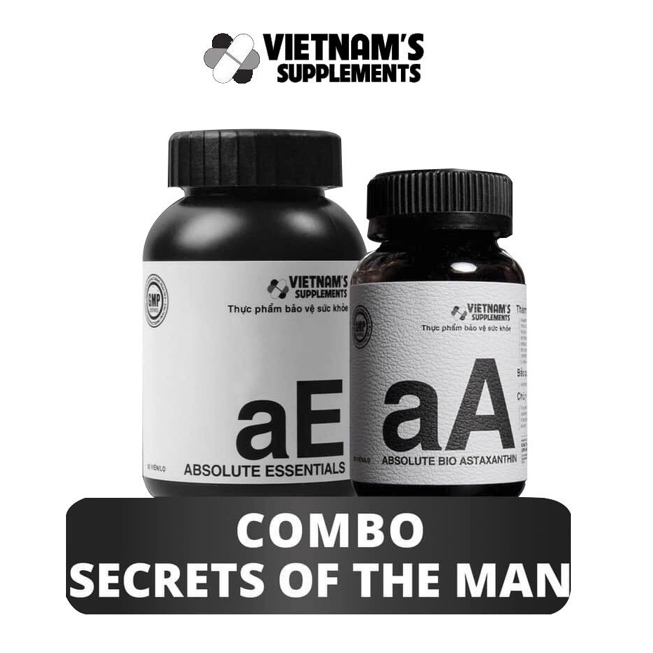 Combo viên uống bổ sung vitamin tăng sức khoẻ và sinh lý nam Secret Of The Man - Vietnams Supplements