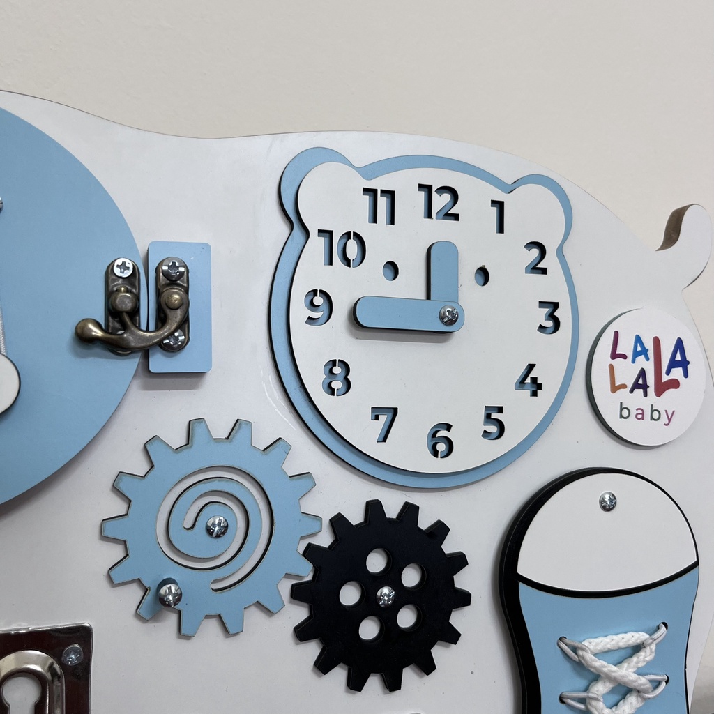 Bảng bận rộn - Busy board rèn luyện vận động tinh anh hình con vật đáng yêu thương hiệu Lalala baby .