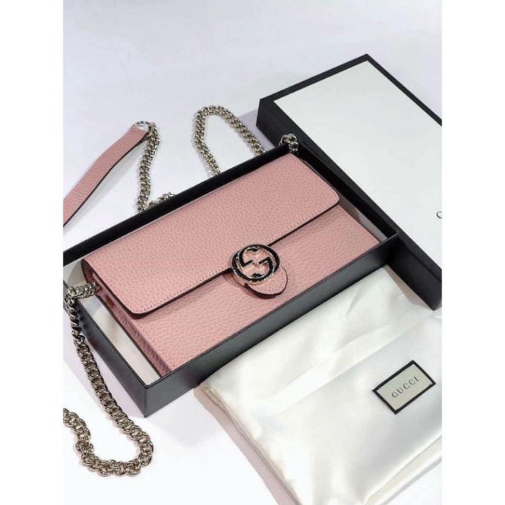 Túi xách nữ G C woc trắng da thật 5 màu -size 19cm fullbox hãng