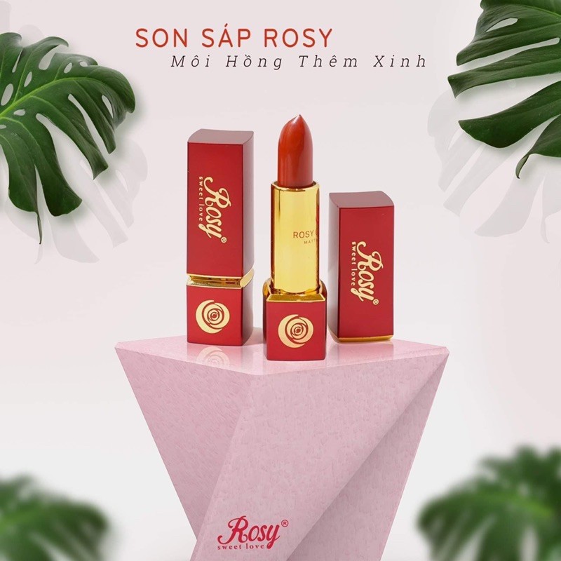 Son sáp rosy.son thỏi rosy ( son chính hãng free ship ) hàng mới sản xuất. Đủ 12 màu .không chì siêu lì