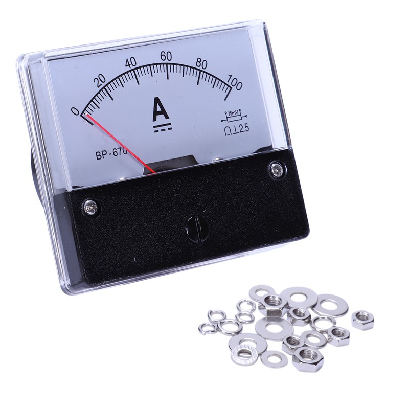 Ampe kế Dc 100a Dh-670 lắp đặt một số phụ tùng tiện dụng