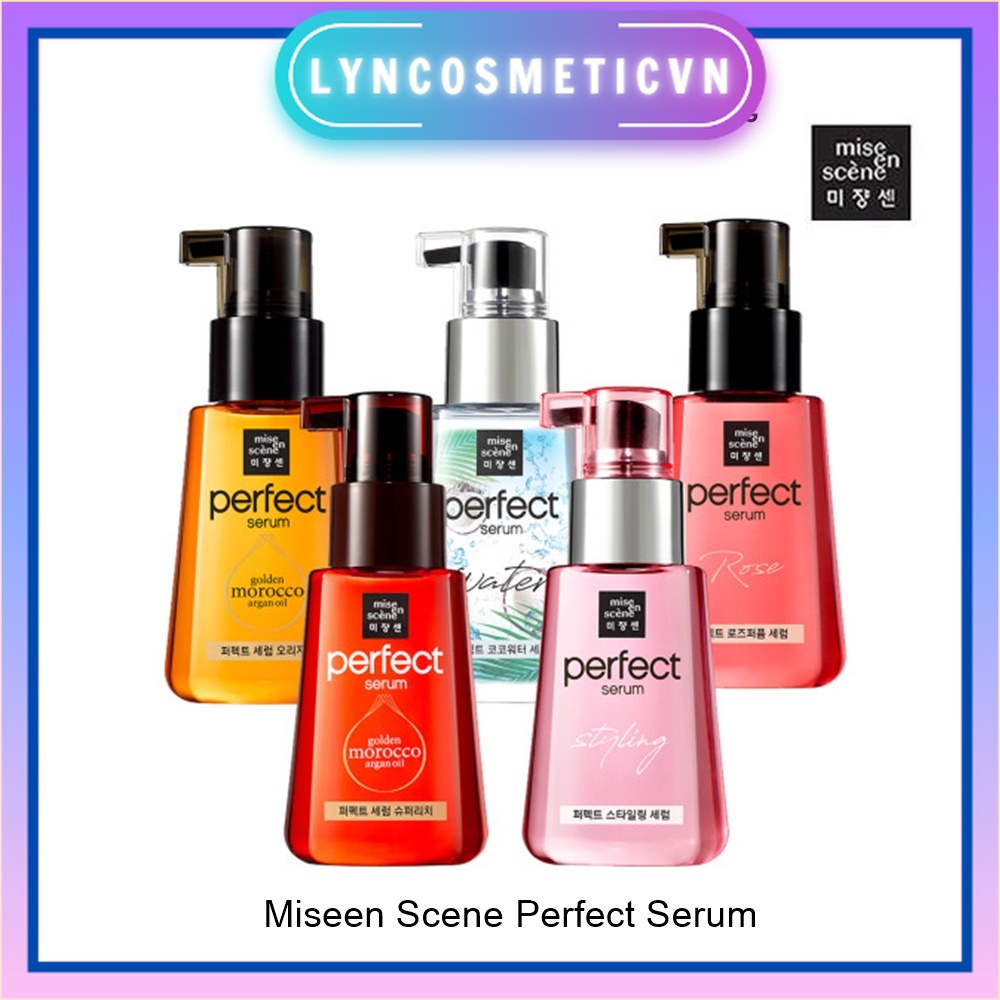 Serum dưỡng tóc, Dầu dưỡng tóc phục hồi hư tổn Missen Miseen scene Damage Hair Care Perfect Serum