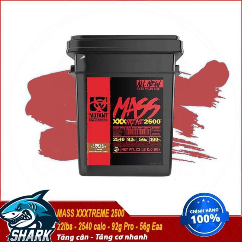 Sữa Tăng Cân Nhanh Mutant Mass 22 Lbs (10kg) - Dòng Extreme 2500 - Chính Hãng 100%