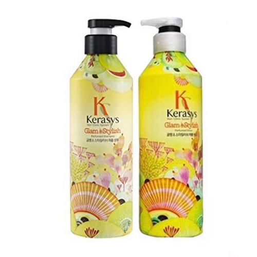 Dầu Gội/Xả Nước Hoa Tinh Chất Hoa Nhài Kerasys Lovely & Romantic Hàn Quốc 600ml - Hàng chính hãng