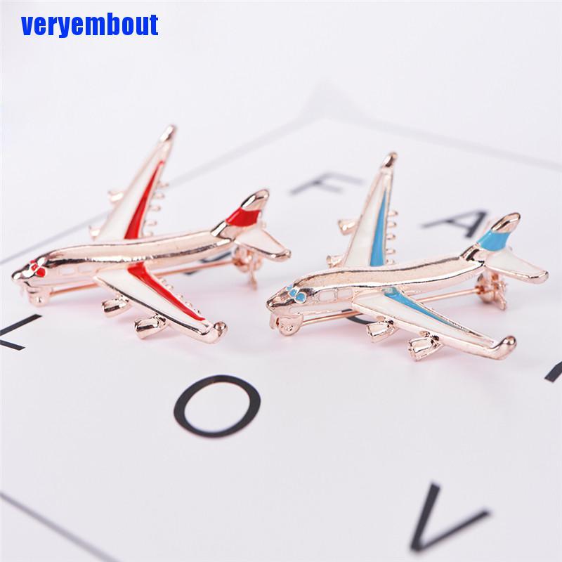 AIRCRAFT MODEL Trâm Cài Áo Hình Máy Bay Dễ Thương