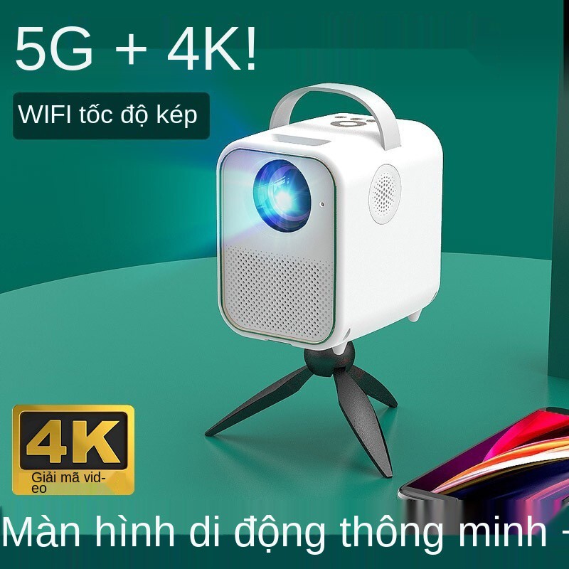 0528309831Rạp hát gia đình mini di động nhỏ L1 4k độ nét cực cao wifi gia đình tích hợp thông minh TV chiếu có thể được