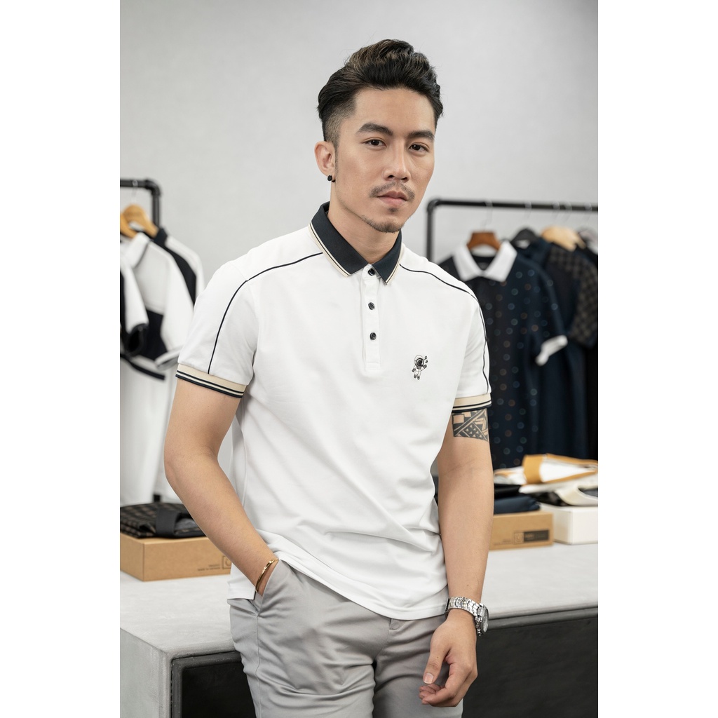 Áo thun nam cổ bẻ áo polo mio cổ bẻ vải cá sấu cotton trẻ trung mặc mát cả ngày