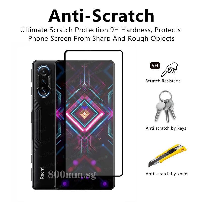 Bộ Kính Cường Lực Bảo Vệ Màn Hình Kèm Phụ Kiện Cho Xiaomi Redmi K50 K40 K30 Pro