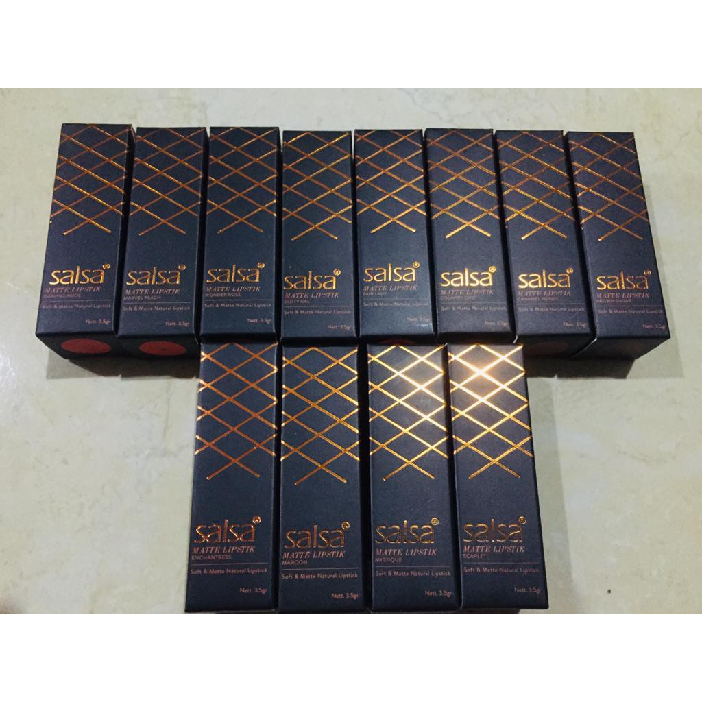 (hàng Mới Về) Son Lì Trang Điểm Lâu Trôi Chống Thấm Nước Salsa | BigBuy360 - bigbuy360.vn