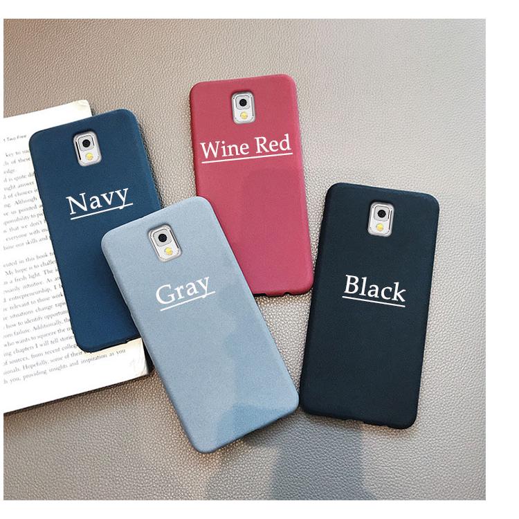 Ốp điện thoại Samsung Galaxy Note 5 Note 4 Matte Sandstone Soft Phone Case