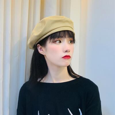 Mũ nồi Nón beret thời trang phong cách Hàn Quốc, Kèm túi zip