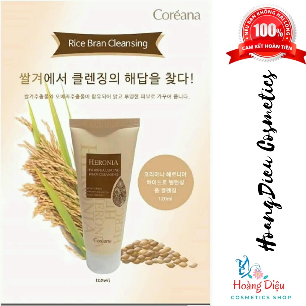 Sữa Rửa Mặt Cám Gạo HERONIA COREANA