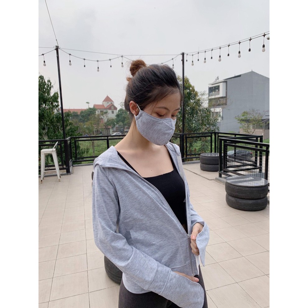 Áo chống nắng cotton kèm 2 khẩu trang | BigBuy360 - bigbuy360.vn