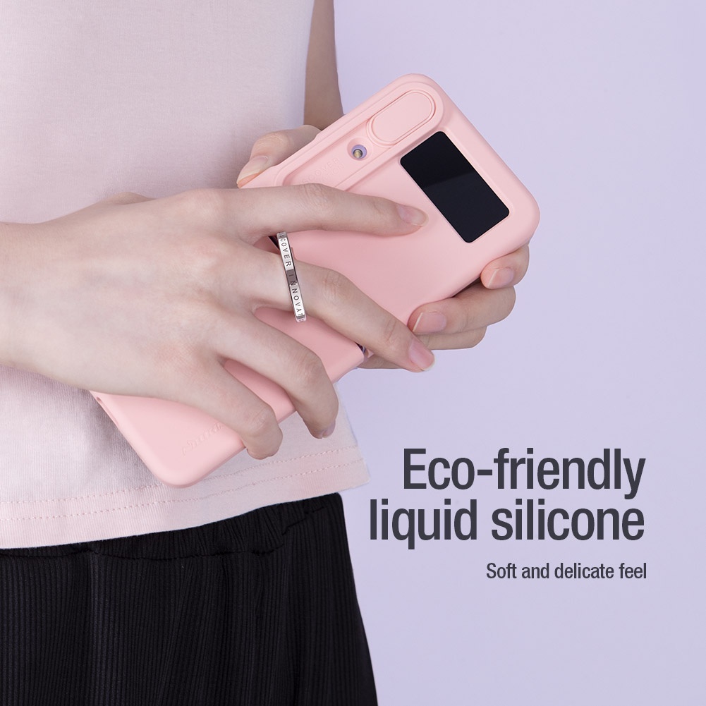 Ốp lưng Samsung Galaxy Z Flip 4 NILLKIN Lỏng Silicone Trượt Bảo vệ Máy ảnh Ốp lưng Cho Samsung Galaxy Z Flip 4 5G