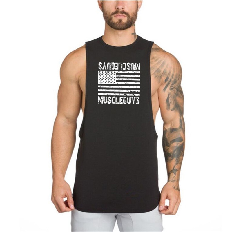 Áo Ba Lỗ Tập Gym / Thể Hình Thời Trang Mới Cho Nam