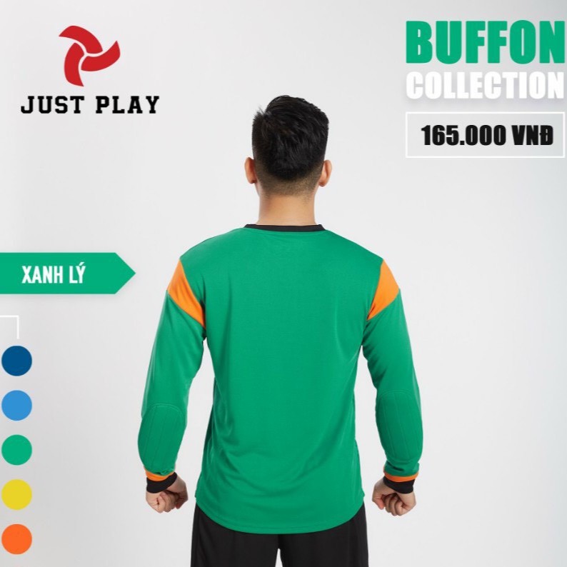 Bộ Quần Áo Thủ Môn Buffon Cao Cấp 2021 - Vải Mè Siêu Thoáng - Chính Hãng Justplay