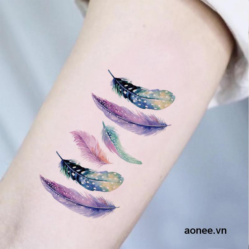 ✨✨Hình Xăm Dán Họa Tiết Hoa Bướm/Hoa Hồng Chống Thấm Nước Cho Cơ Thể