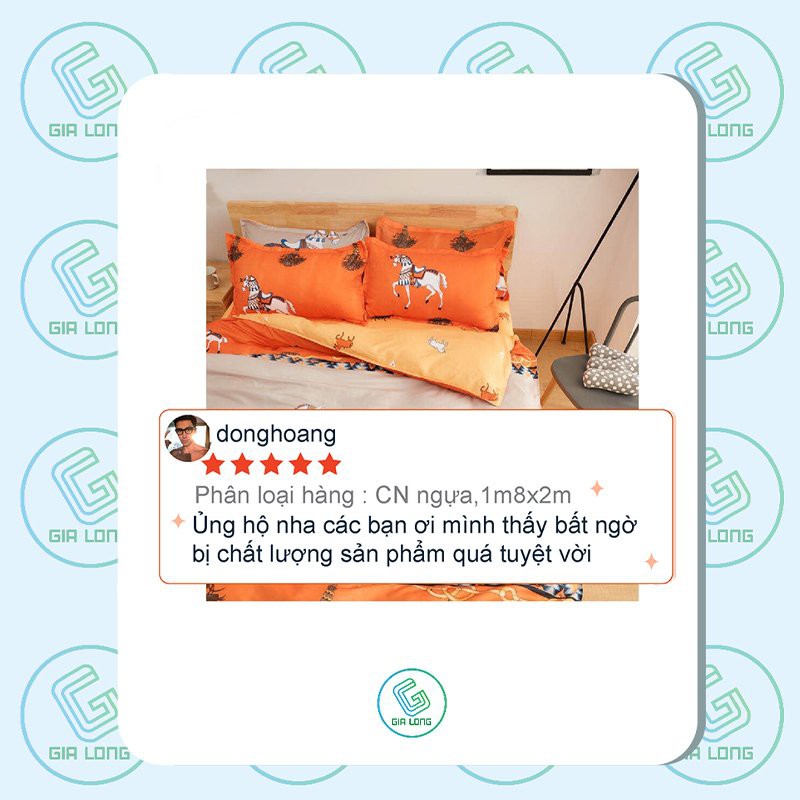 Bộ ga gối 💖m6/m8/2m💖 drap giường poly, ga trải giường + 2 vỏ gối nằm thương hiệu Gia Long Home