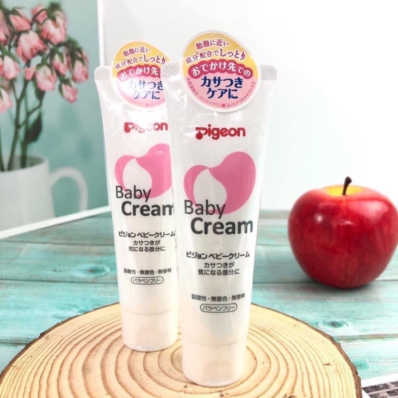 [Hàng Nhật] Kem nẻ Pigeon Baby Cream 50G dưỡng ẩm cho bé (Japan)