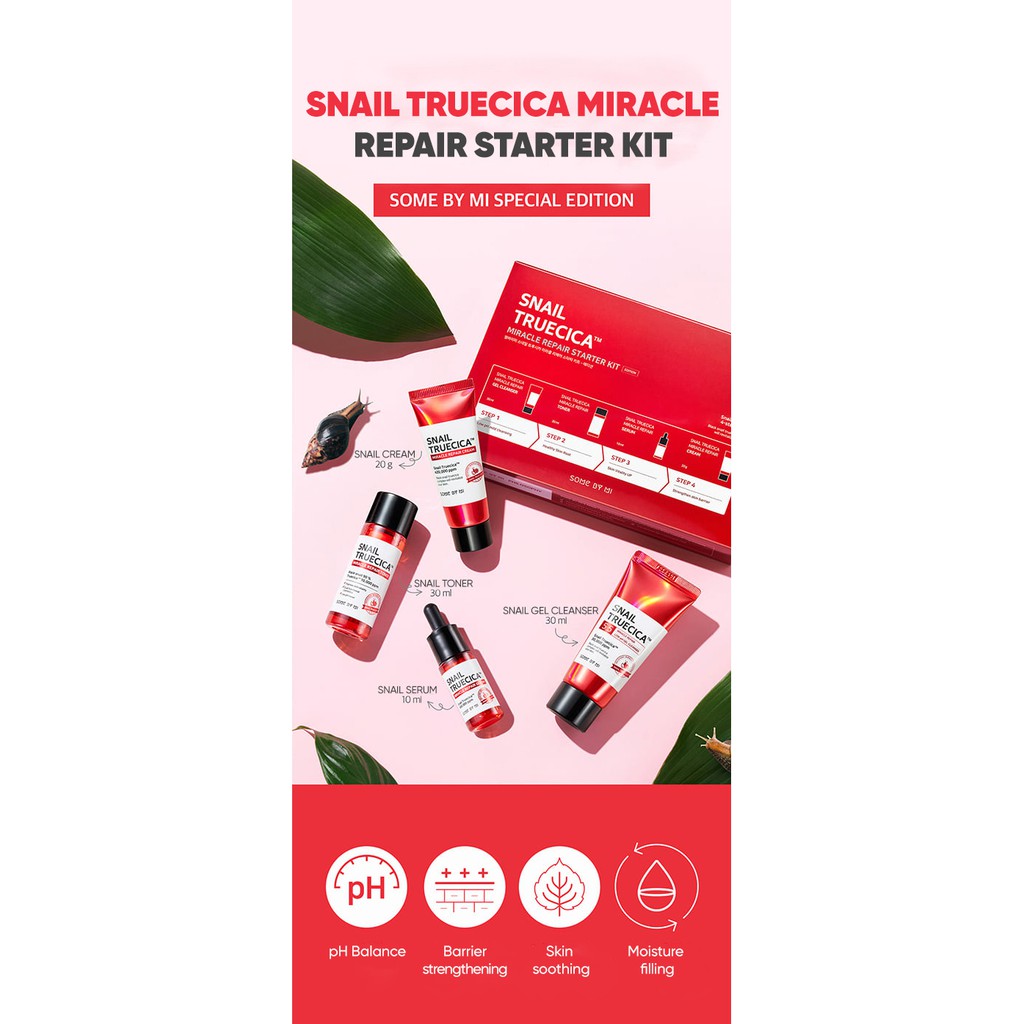 Some By Mi Snail True Cica Miracle Repair Stater 1 Box Contents 4 - Somebymi