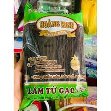 Gói 500g bún/phở khô gạo lứt đỏ, đen Hoàng Minh/Cam kết rẻ nhất Shopee