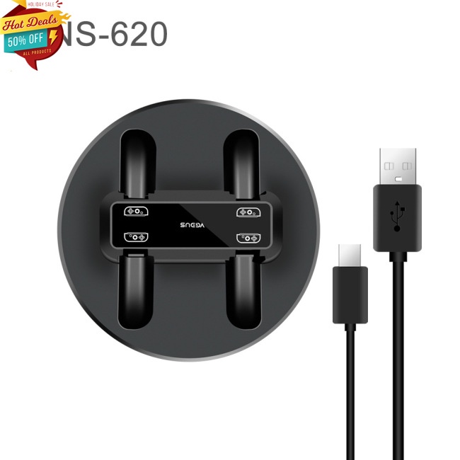 Bộ sạc đa chức năng cho tay cầm chơi game Nintendo Switch Joy-con