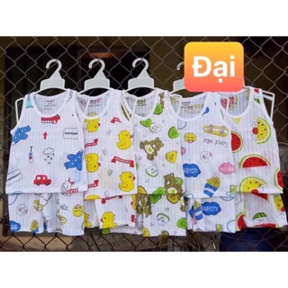 Bộ ba lỗ cotton giấy đại 15-25kg