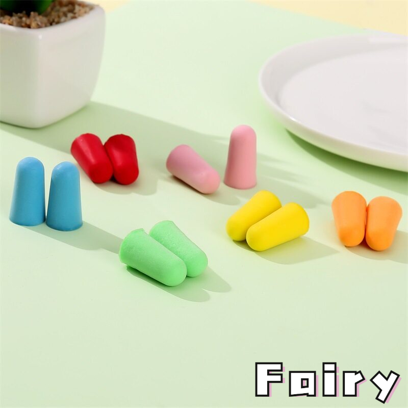 Nút Bịt Tai Bằng Xốp Chống Ồn Tiện Dụng Cho Học Tập Ngủ / Mút Xốp