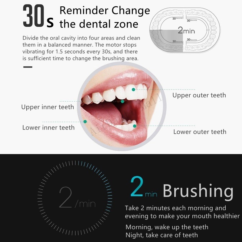 Airdanli USB rechargeable electric toothbrush X3