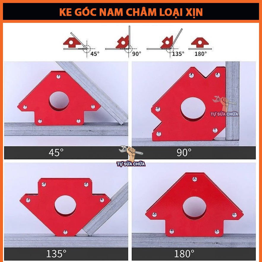 Ke góc nam châm lực hút mạnh, hàng cao cấp đủ loại, ke góc thợ hàn, góc vuông