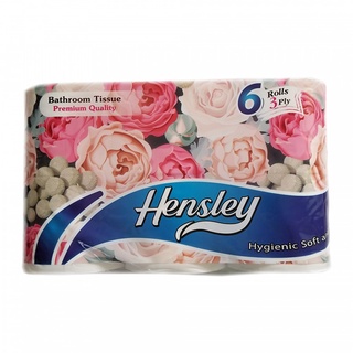💥 Lốc 6 cuộn Giấy vệ sinh Cao Cấp Hensley 3 lớp