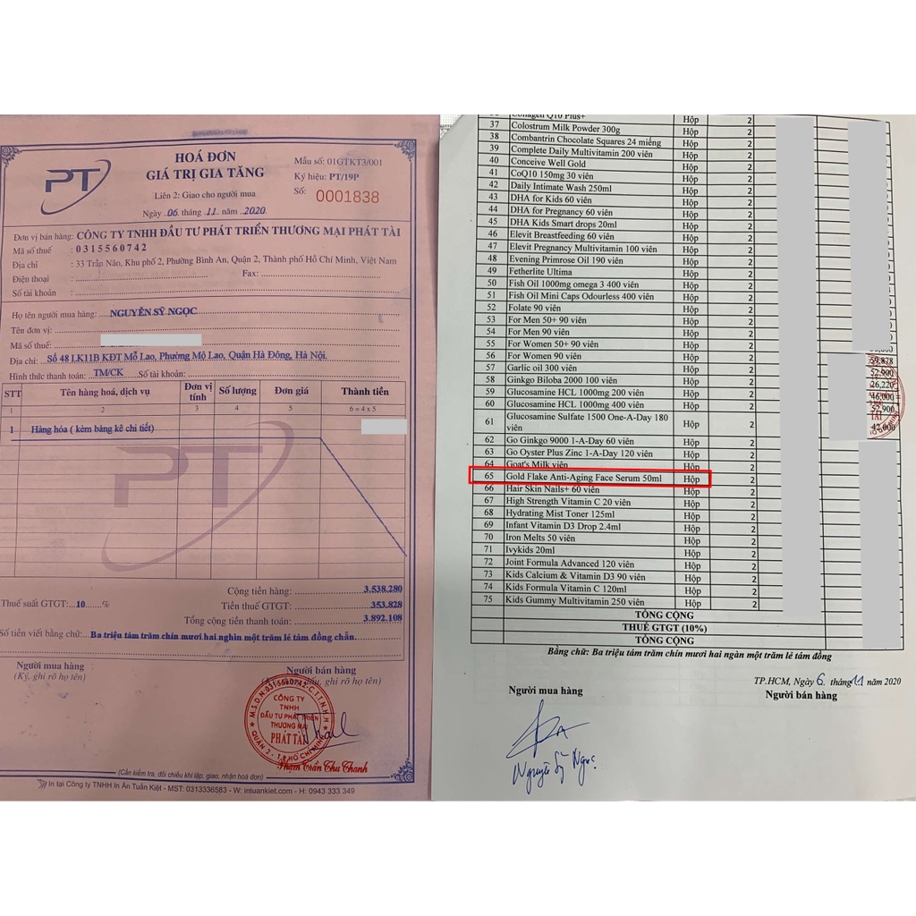 Serum chống lão hóa của Úc Healthy Care Anti-Ageing Gold Flake Face Serum 50ml